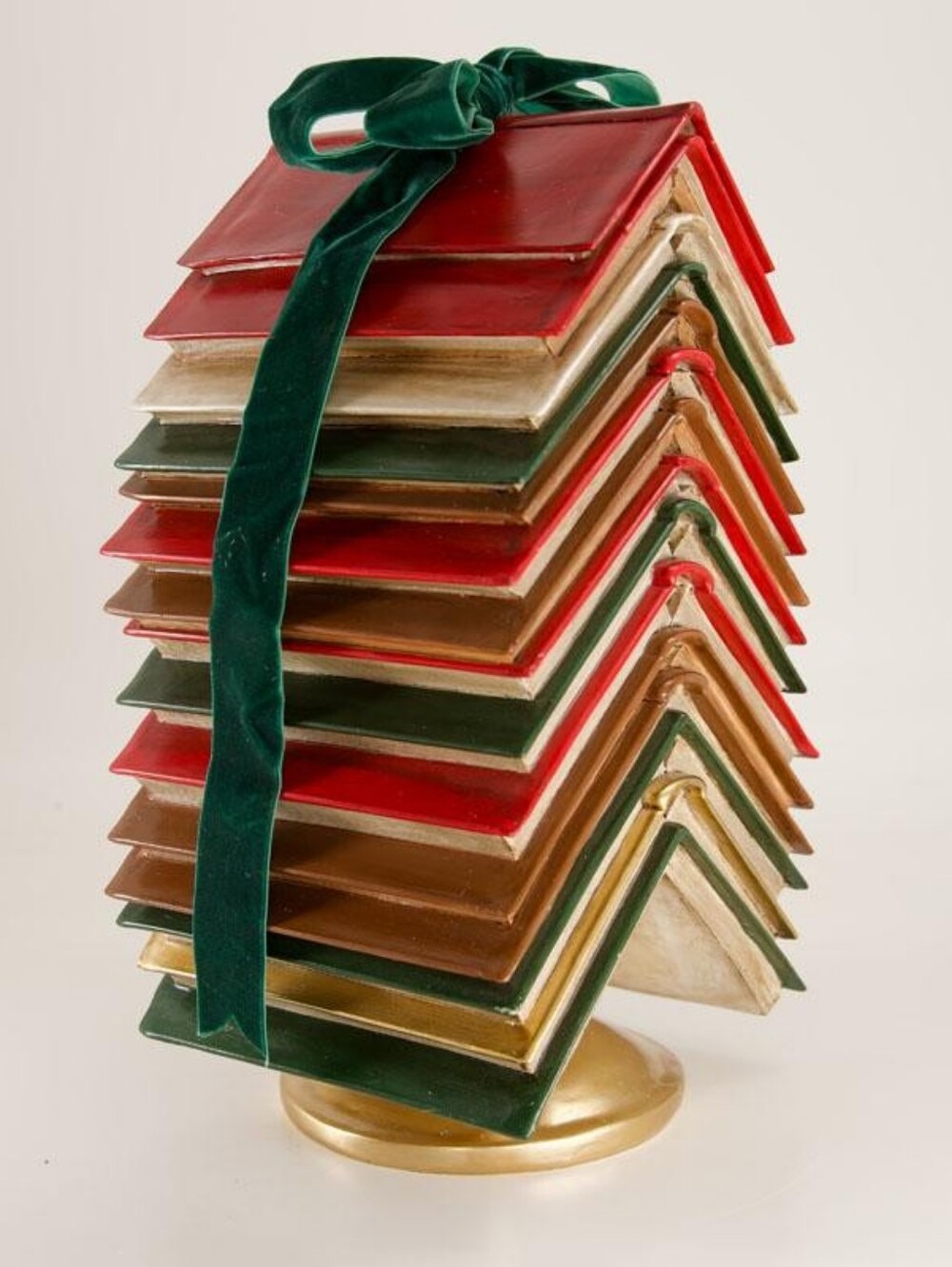 Cracker Barrel Stacked Books Tree Decor NIB *Sold Out Online And In Stores*